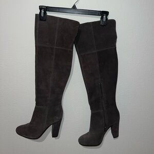 Gianni Bini Gray Heeled Boots